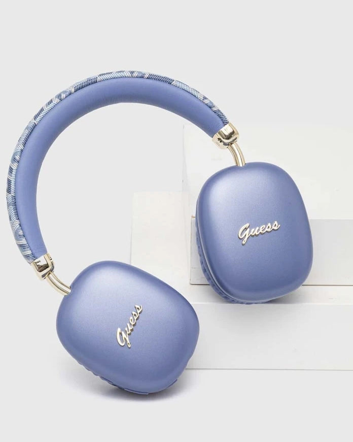 Guess Bluetooth Gcube Metallic Script Logo Wireless Headphones