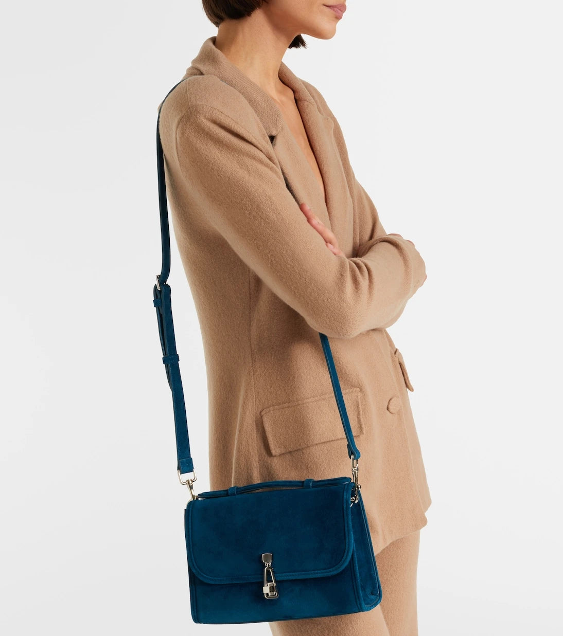 Gabriela Hearst - Leonora small suede crossbody bag