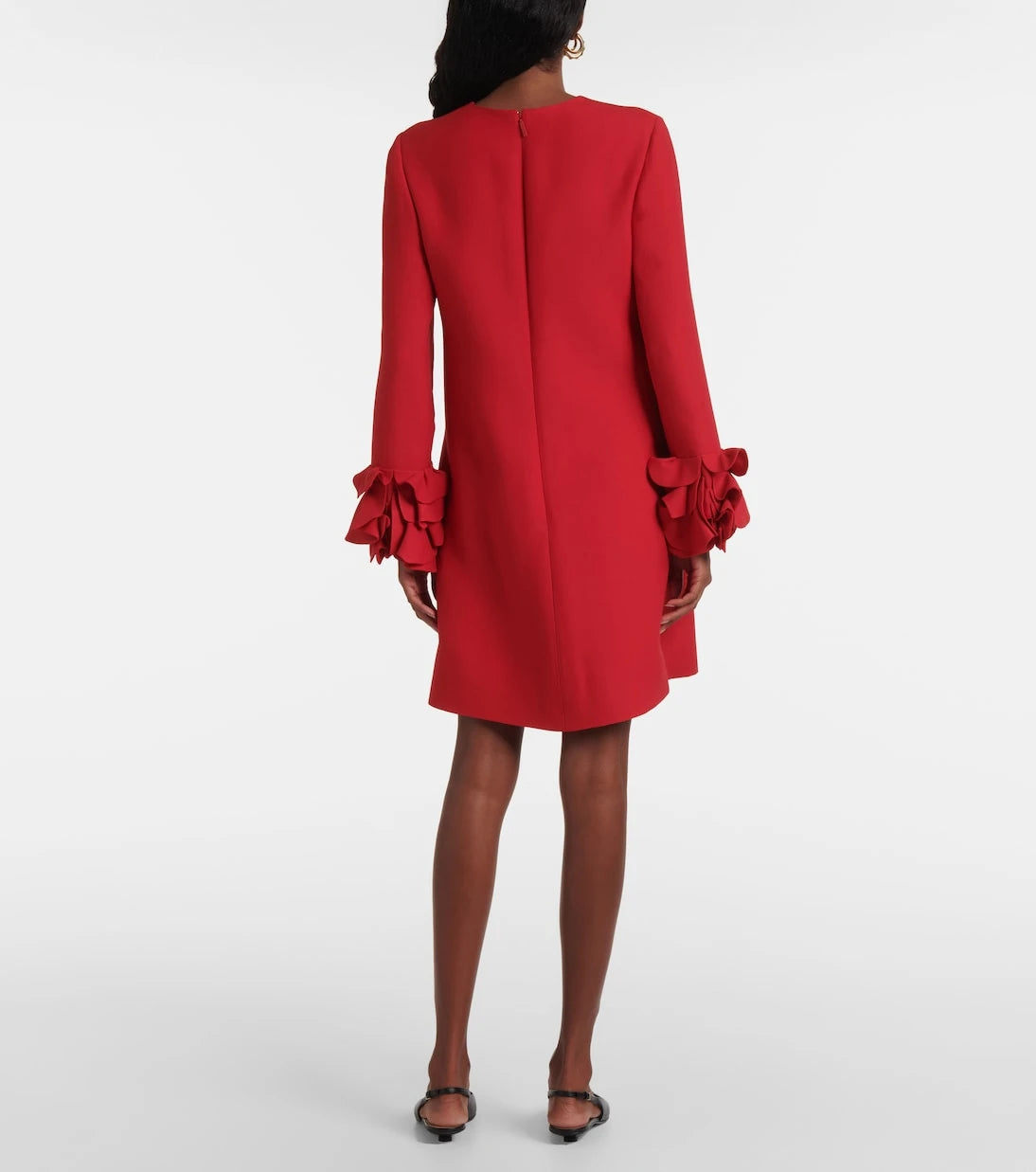 Valentino - Crepe Couture ruffled minidress