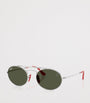Ray-Ban Silver RB3775M Metal Oval Sunglasses