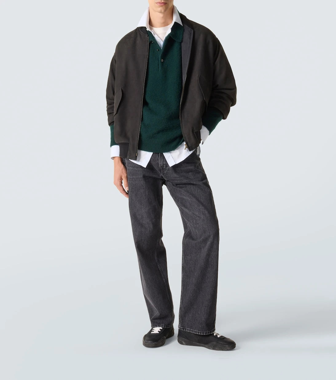 A.Presse - Suede blouson jacket