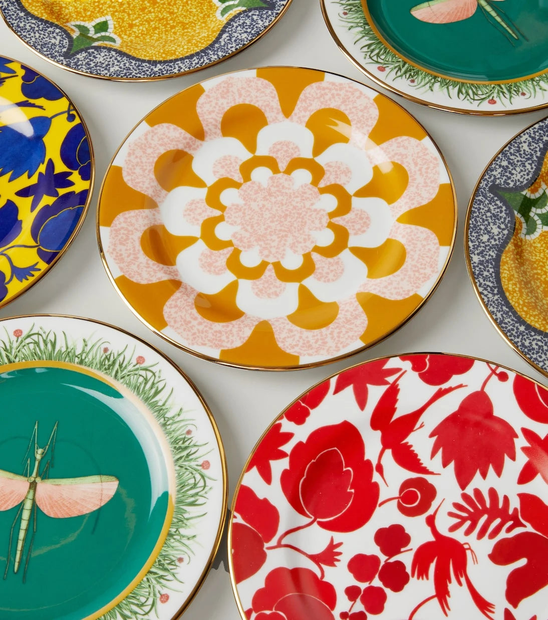 La DoubleJ - Libellula set of 2 dessert plates