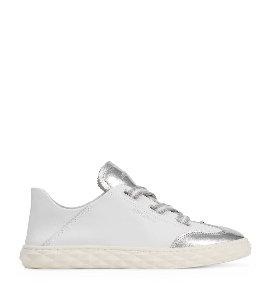 Jimmy Choo Silver Diamond Light Flex F Sneakers