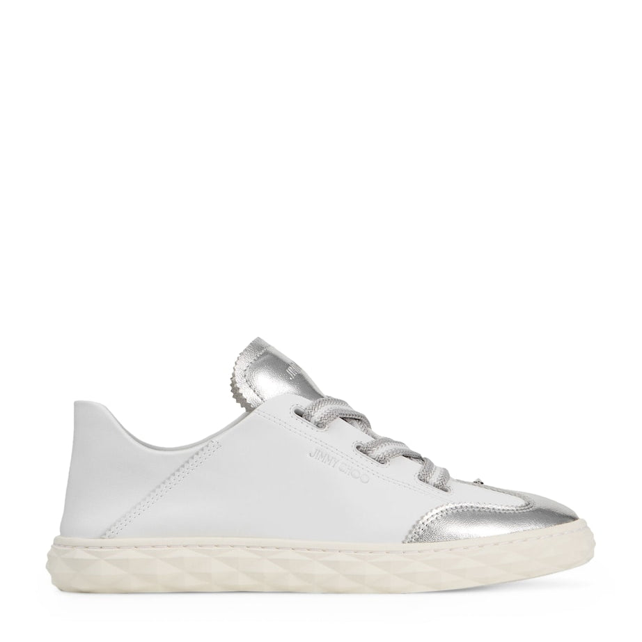 Jimmy Choo Silver Diamond Light Flex F Sneakers