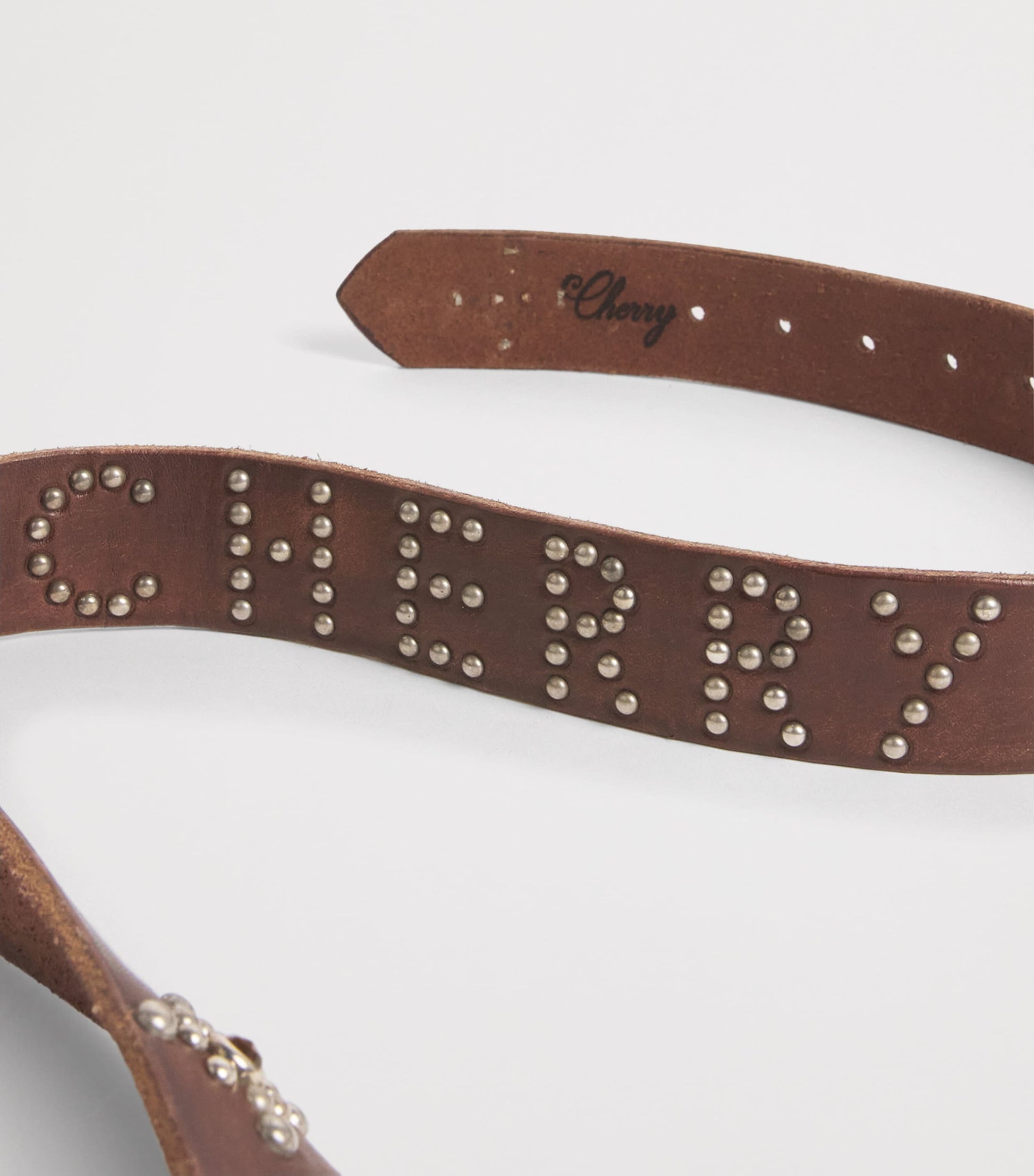 Leather Studded Santa Fe Belt