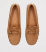 Tod's Beige Leather City Gommino Driving Shoes