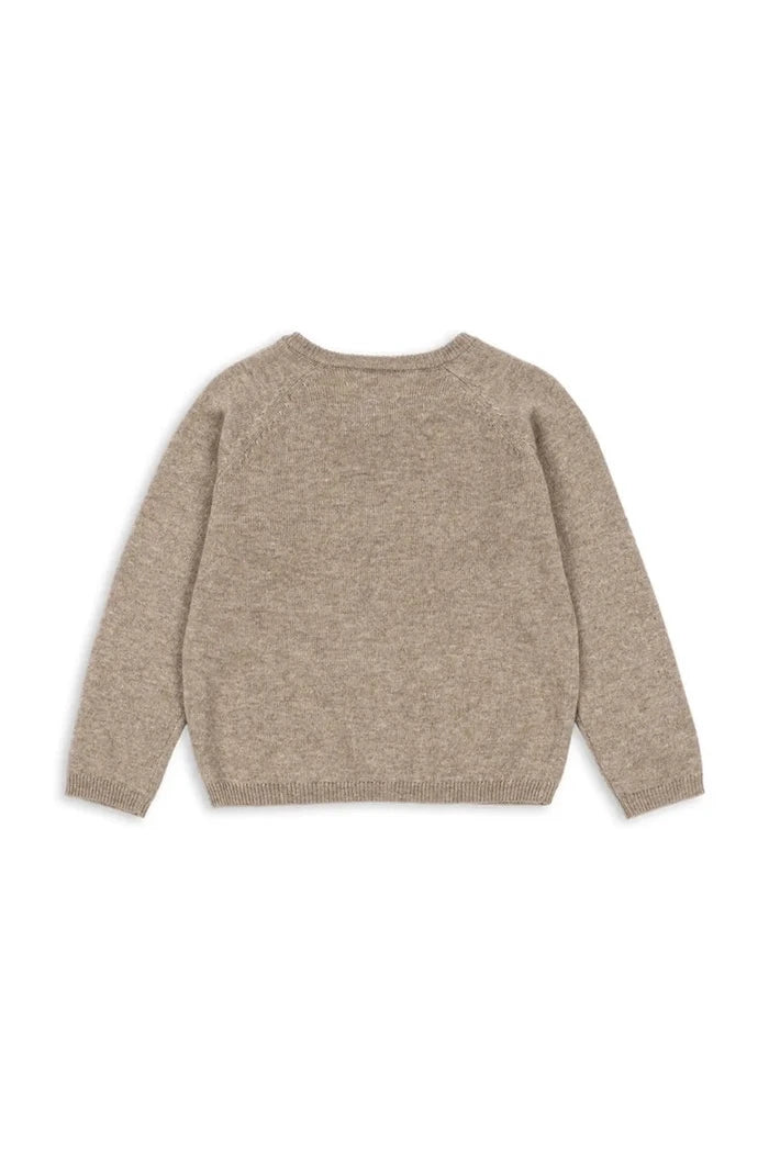 Konges Sløjd MATTOU KNIT CARDIGAN çocuk yünlü hırka