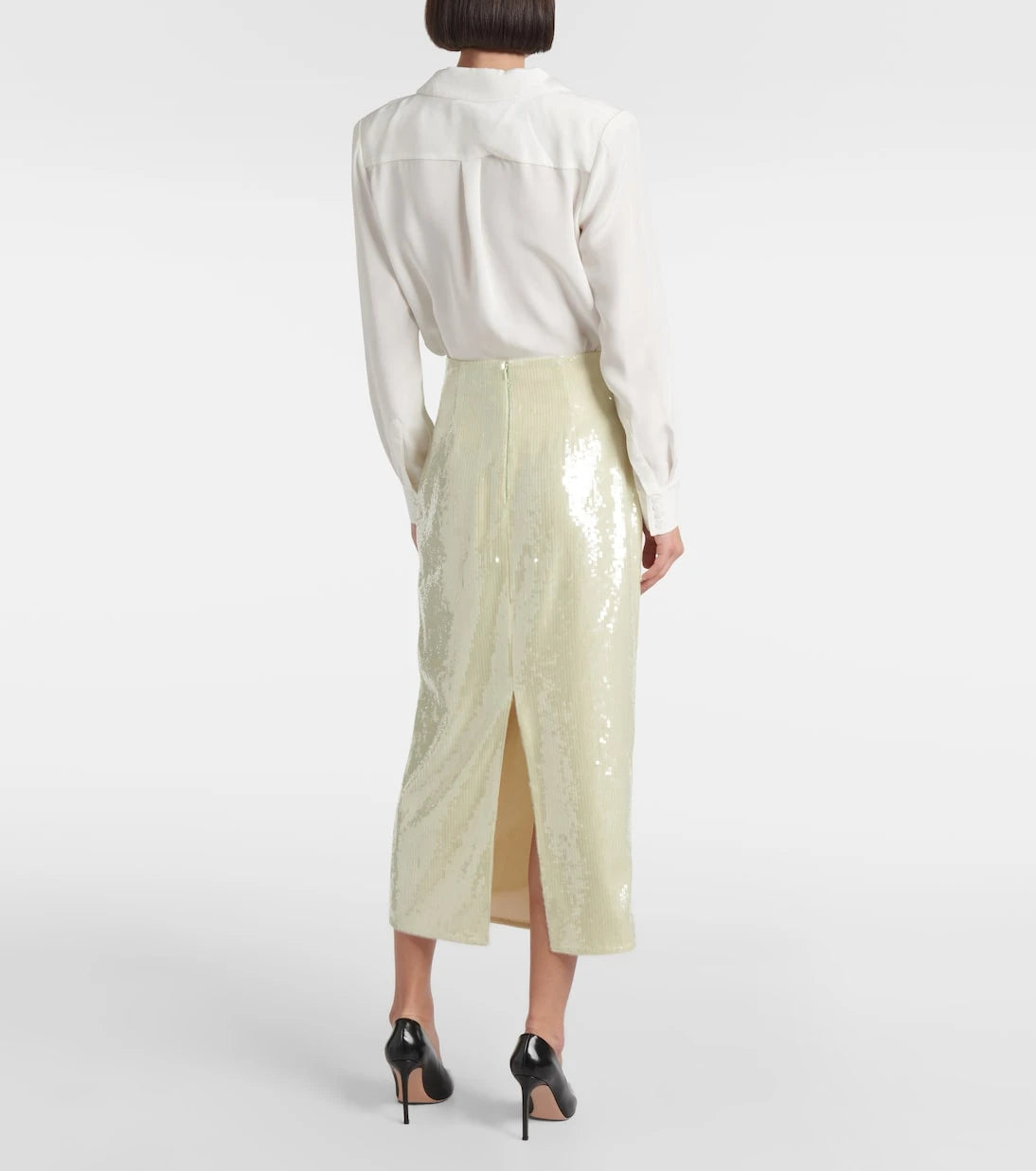 Roland Mouret - Sequin midi skirt