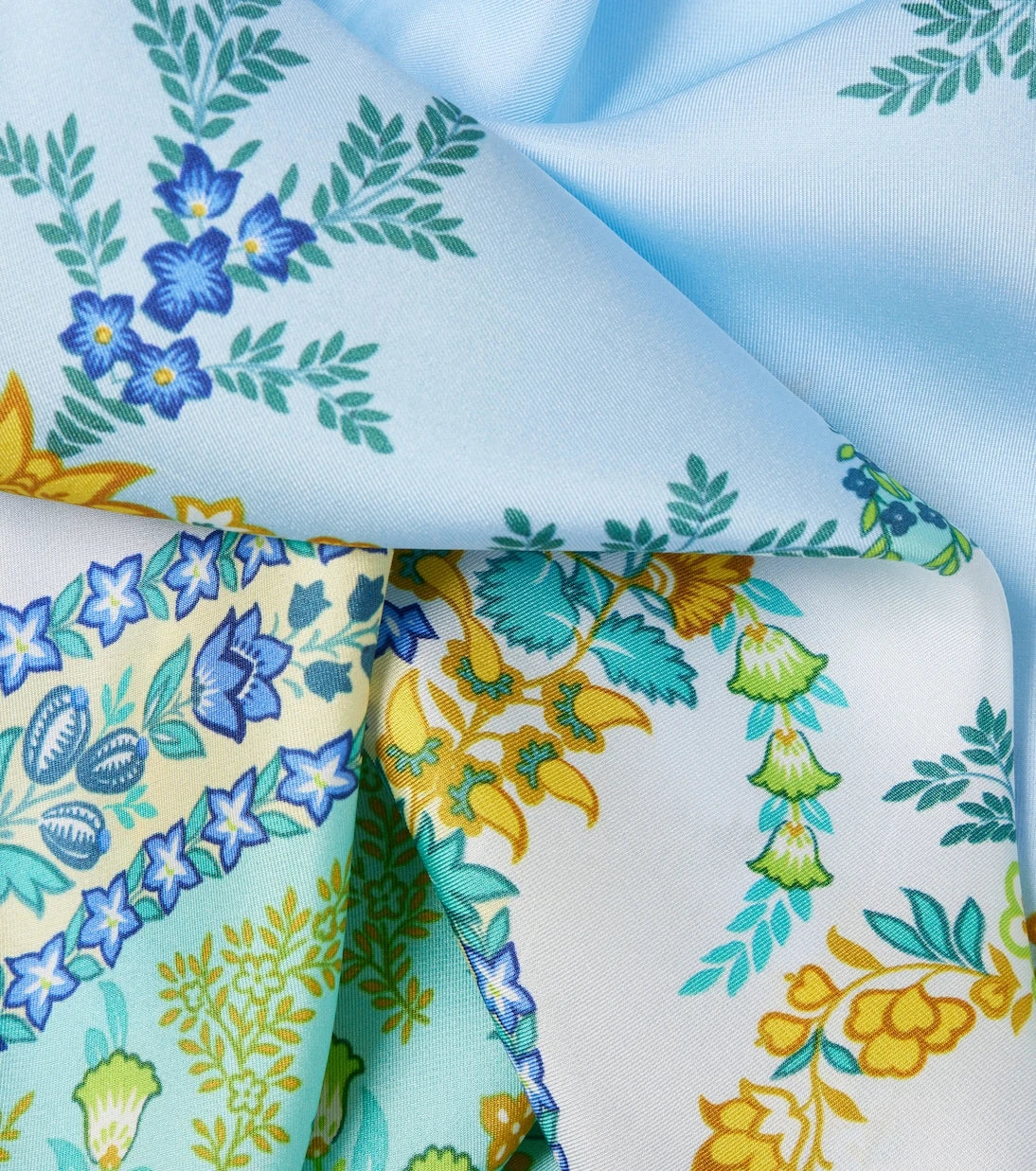 Etro - وشاح من نسيج التويل الحريري بنقشة الأزهار