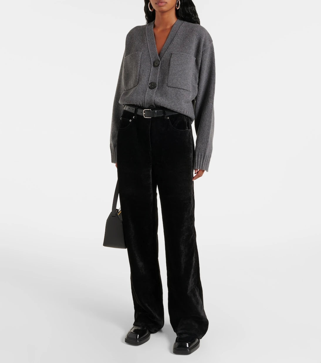 Proenza Schouler - بنطلون Donovan واسع الساقين من الشنيل من White Label