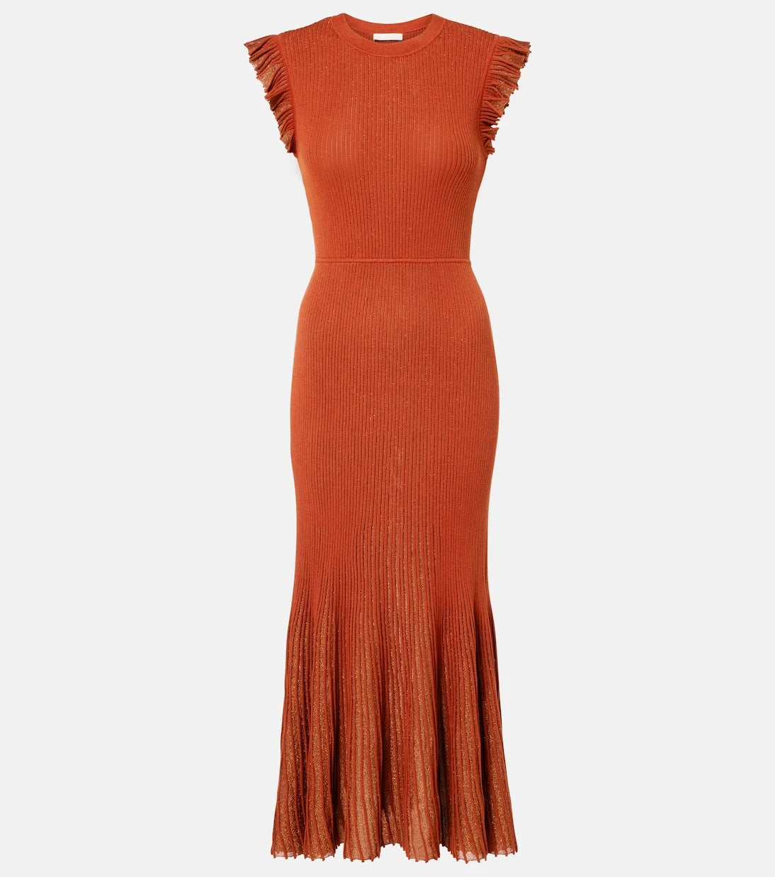 Ulla Johnson - Noelle knitted lamé midi dress