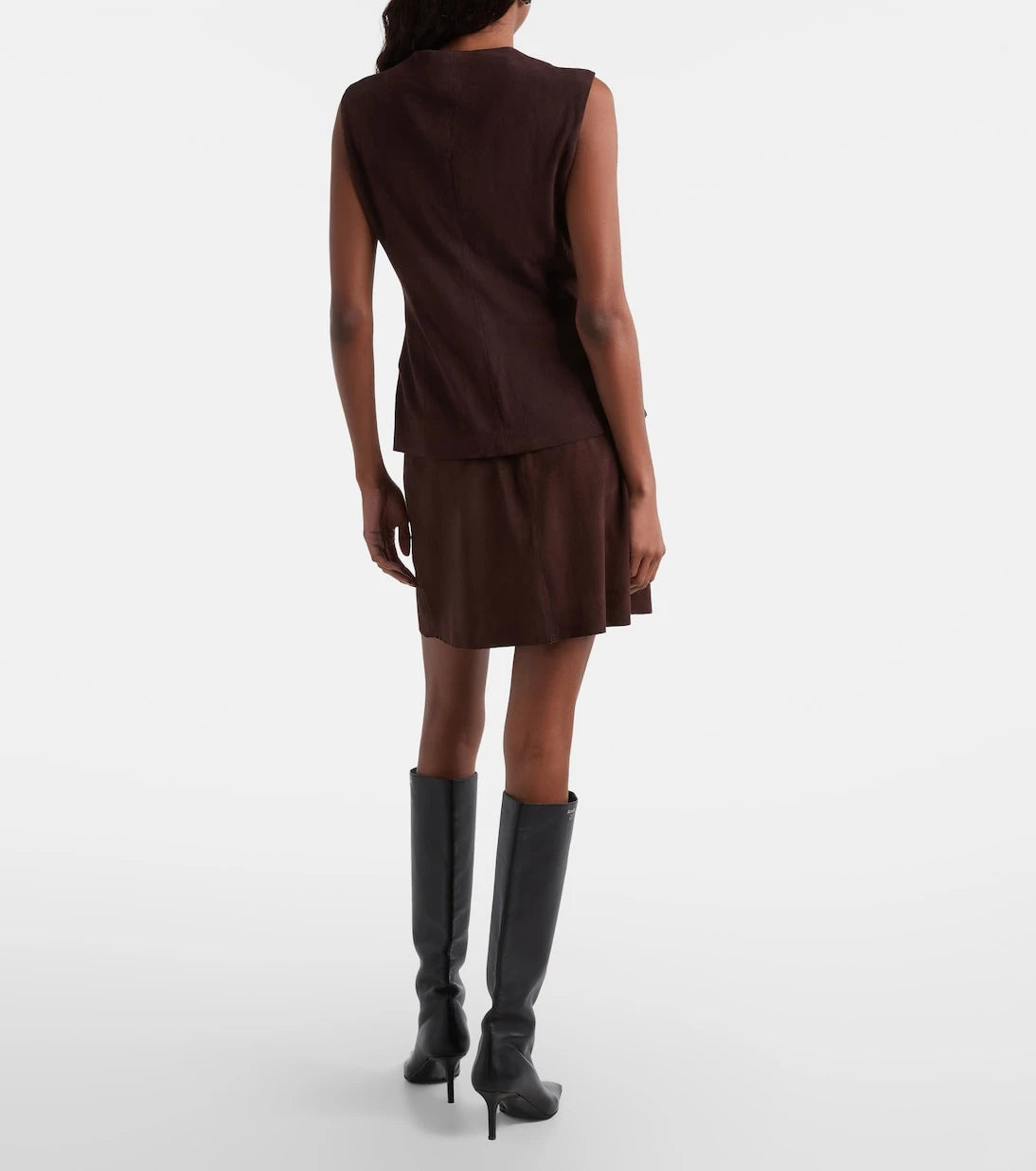Stouls - Lucie 22 suede miniskirt