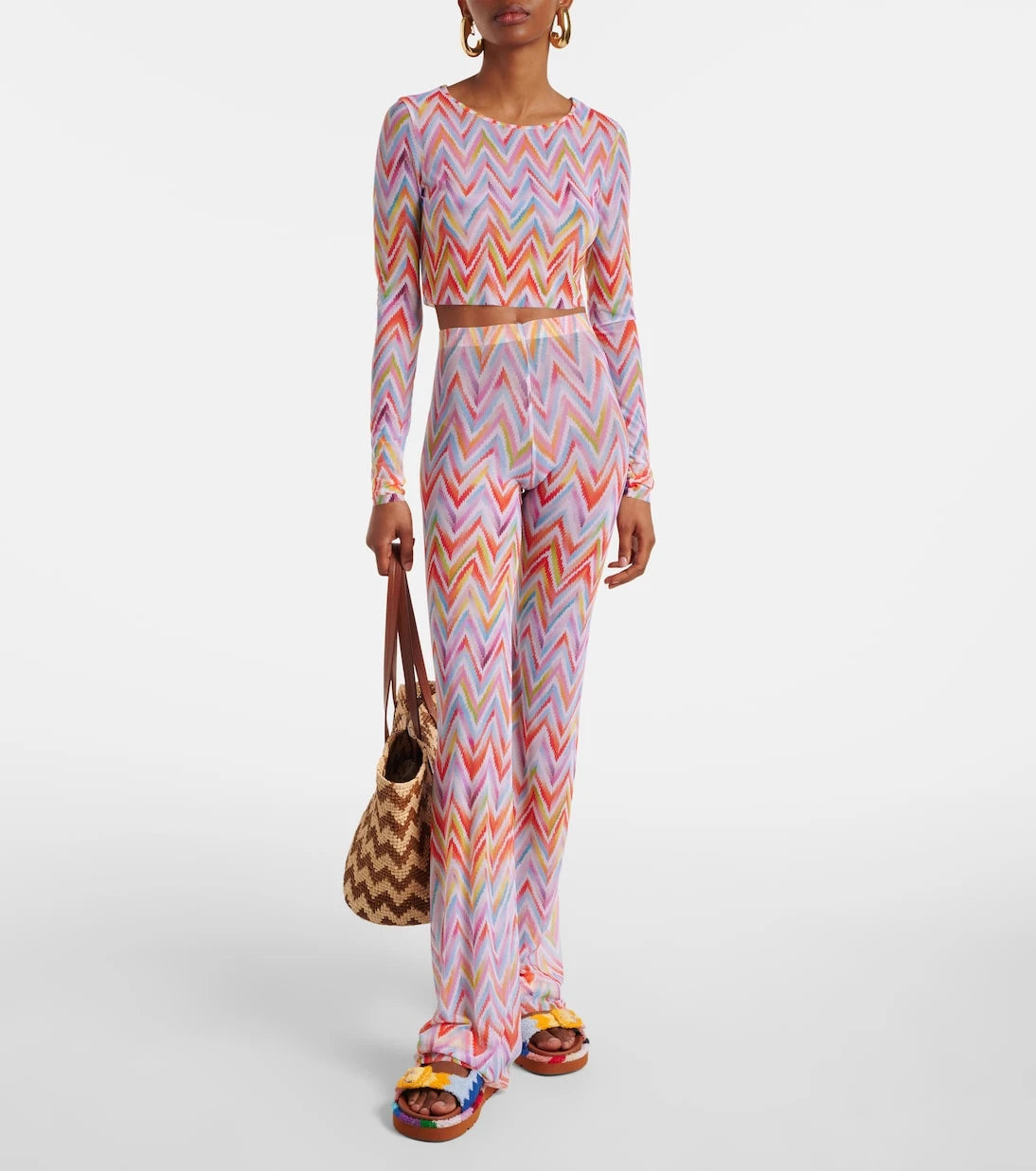 Missoni - Chevron cropped top