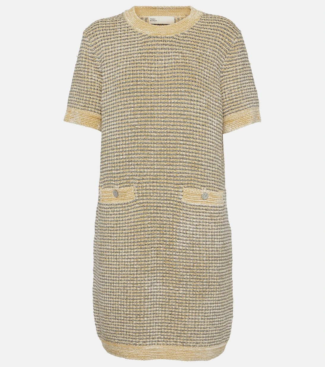 Tory Burch - Striped velvet minidress