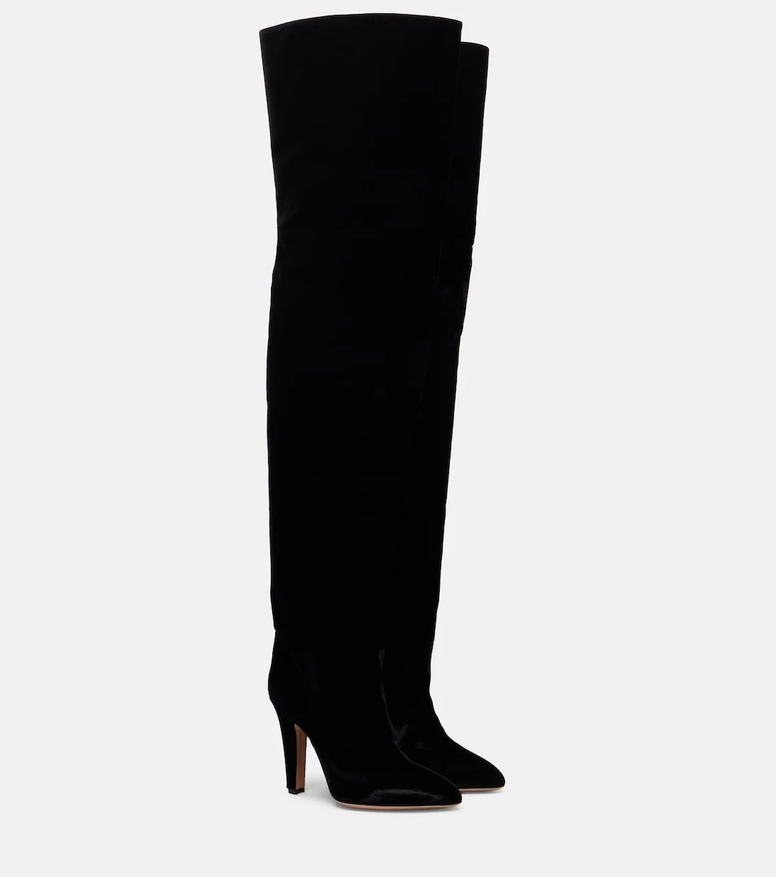 Paris Texas - Elsa 100 velvet over-the-knee boots