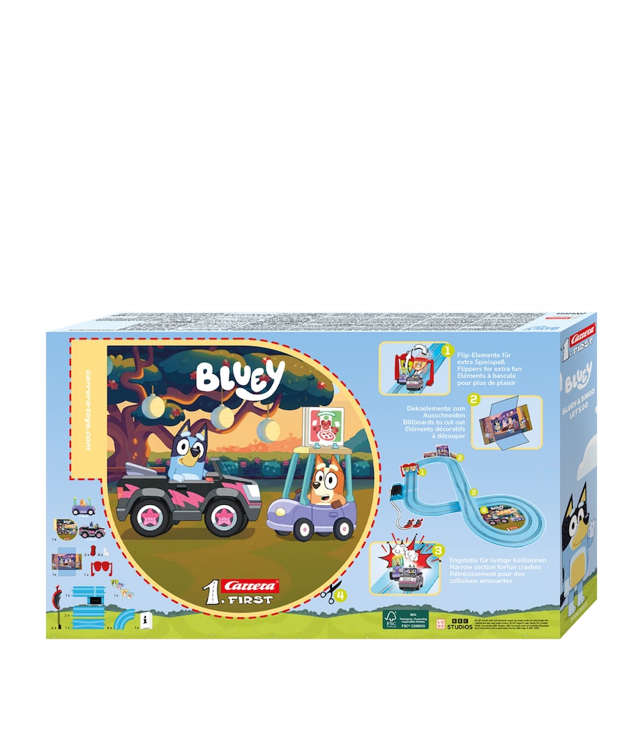 Carrera Bluey & Bingo "Lets Go" FIRST Slot Racing Set