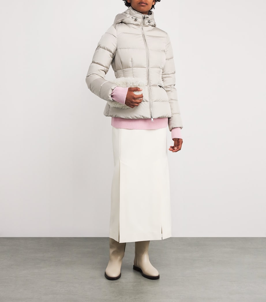 Moncler Beige Down Avoce Puffer Jacket