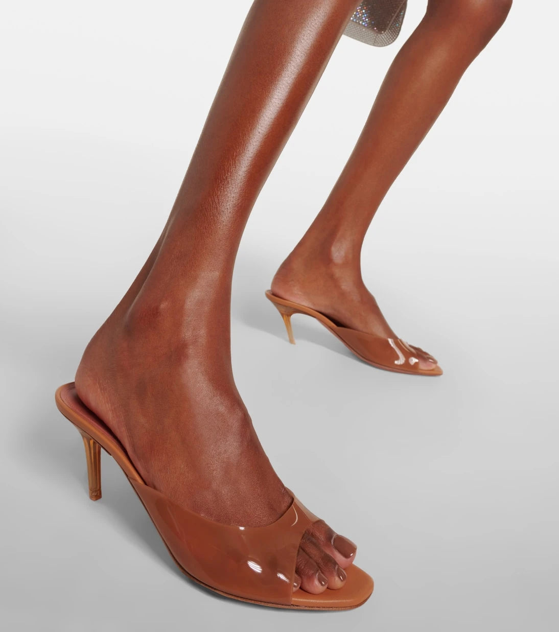 Amina Muaddi - Alexa 60 PVC mules