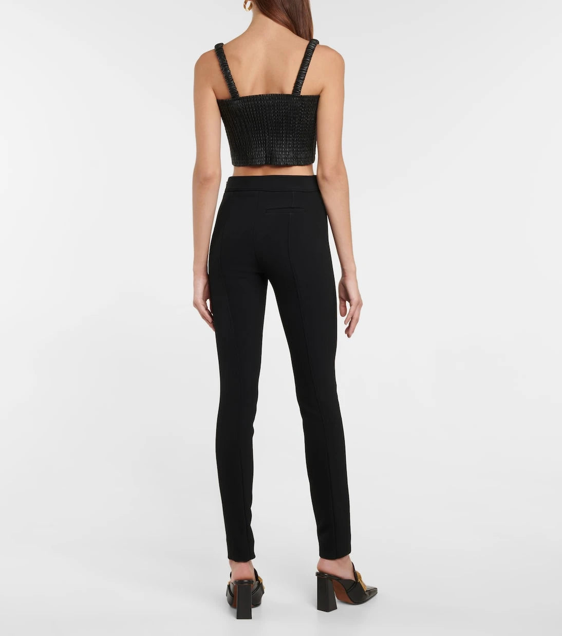 Proenza Schouler - High-rise crêpe slim pants