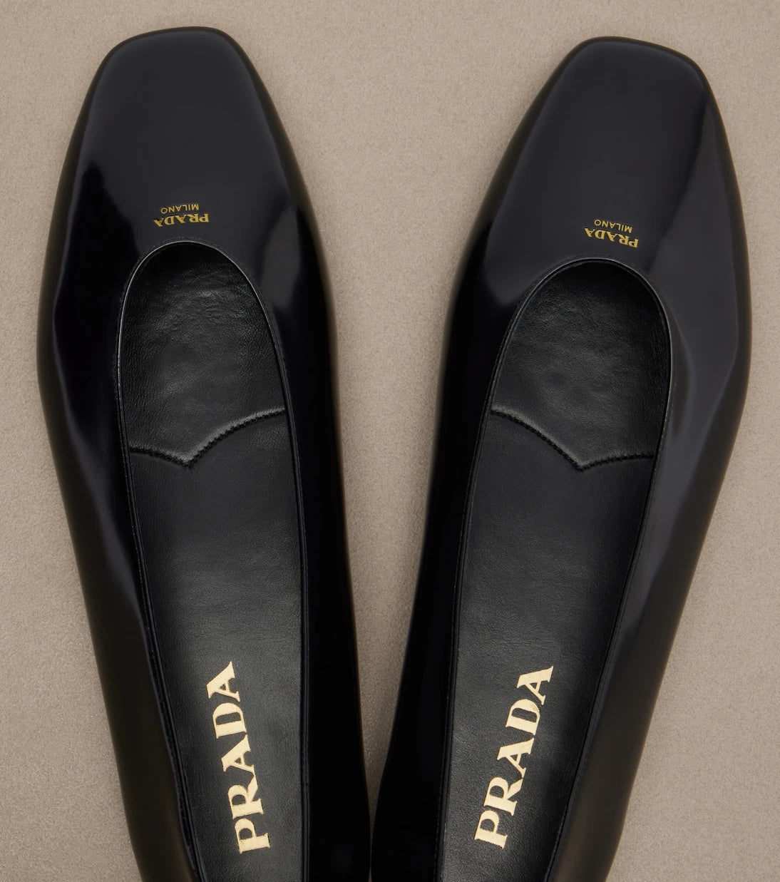 Prada - Leather ballet flats