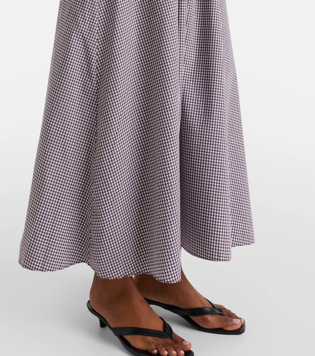 Faithfull - Eudora gingham cotton-blend maxi dress