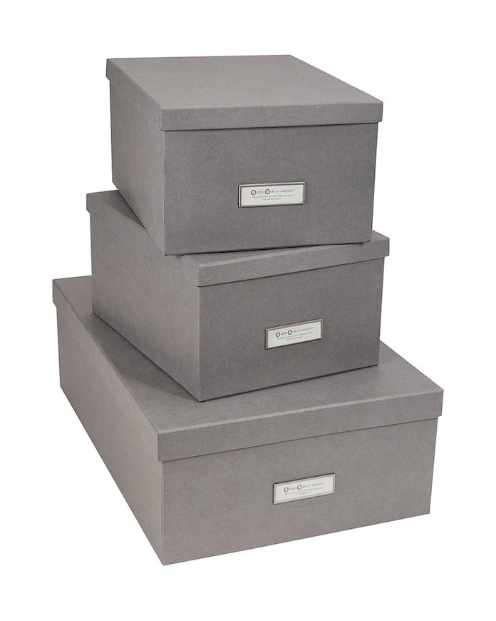 Bigso Box of Sweden Inge Saklama Kutusu Seti (3 Parça)