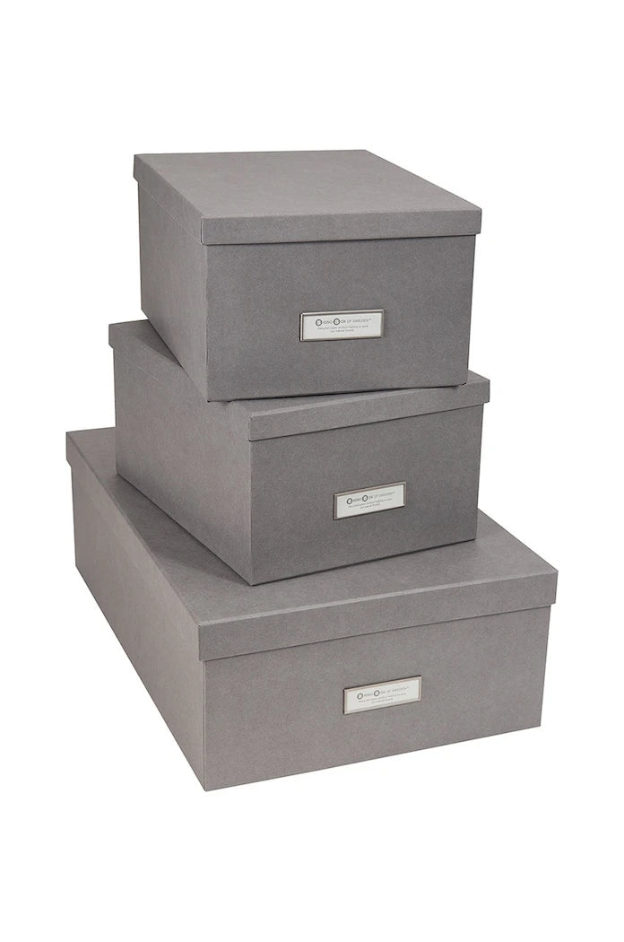 Bigso Box of Sweden Inge Saklama Kutusu Seti (3 Parça)