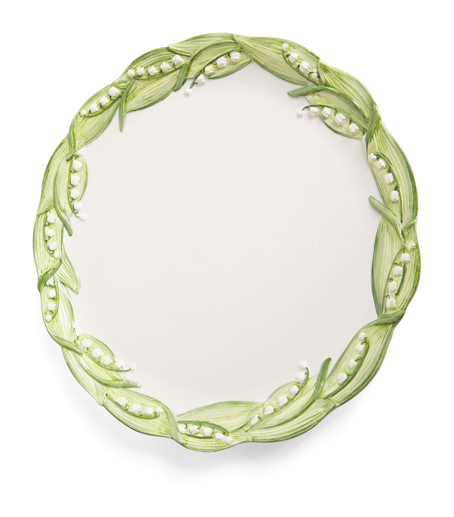 Les-Ottomans Lilly Of The Valley Charger Plate (32cm)
