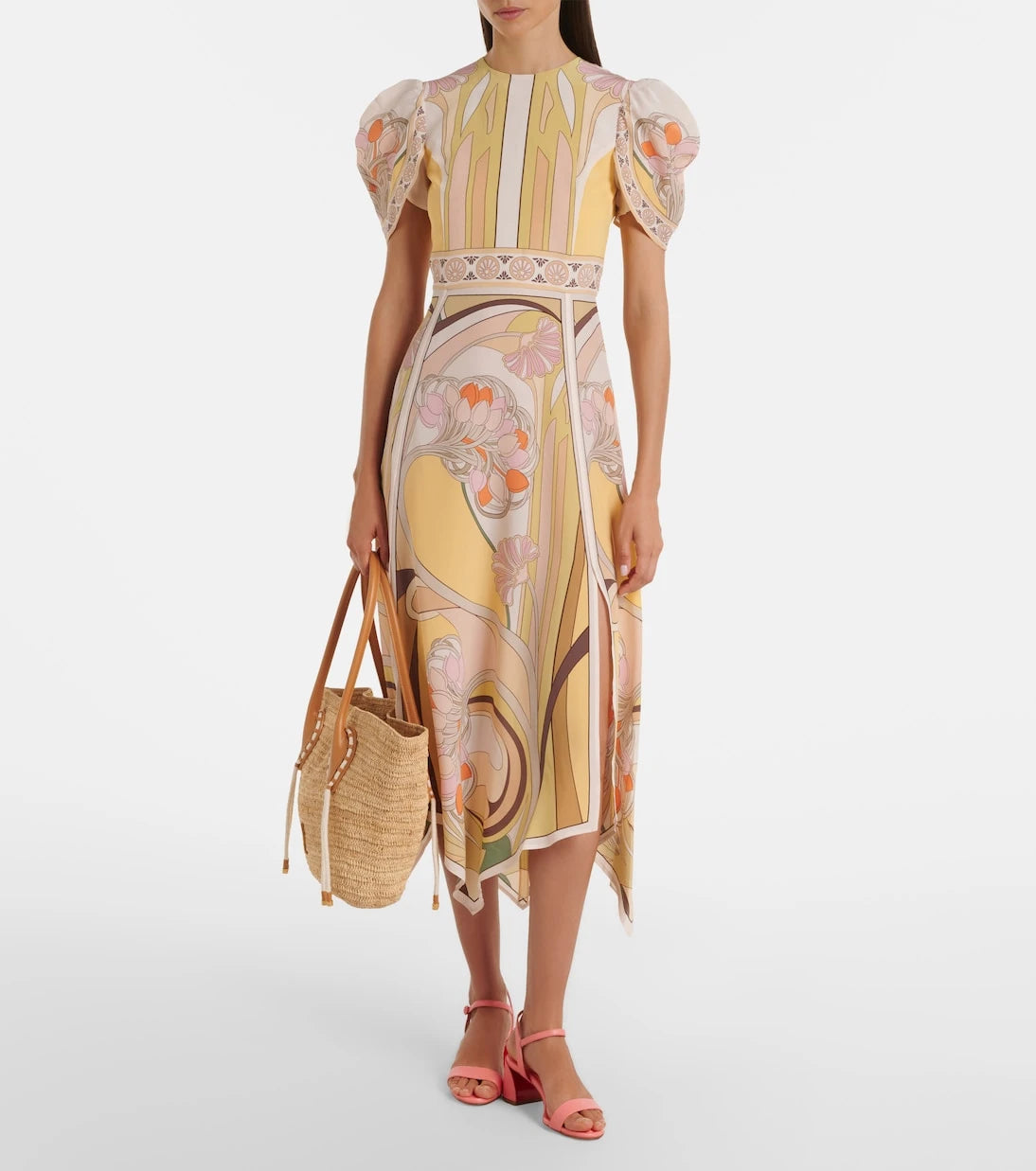 Christian Louboutin - Venus raffia tote bag
