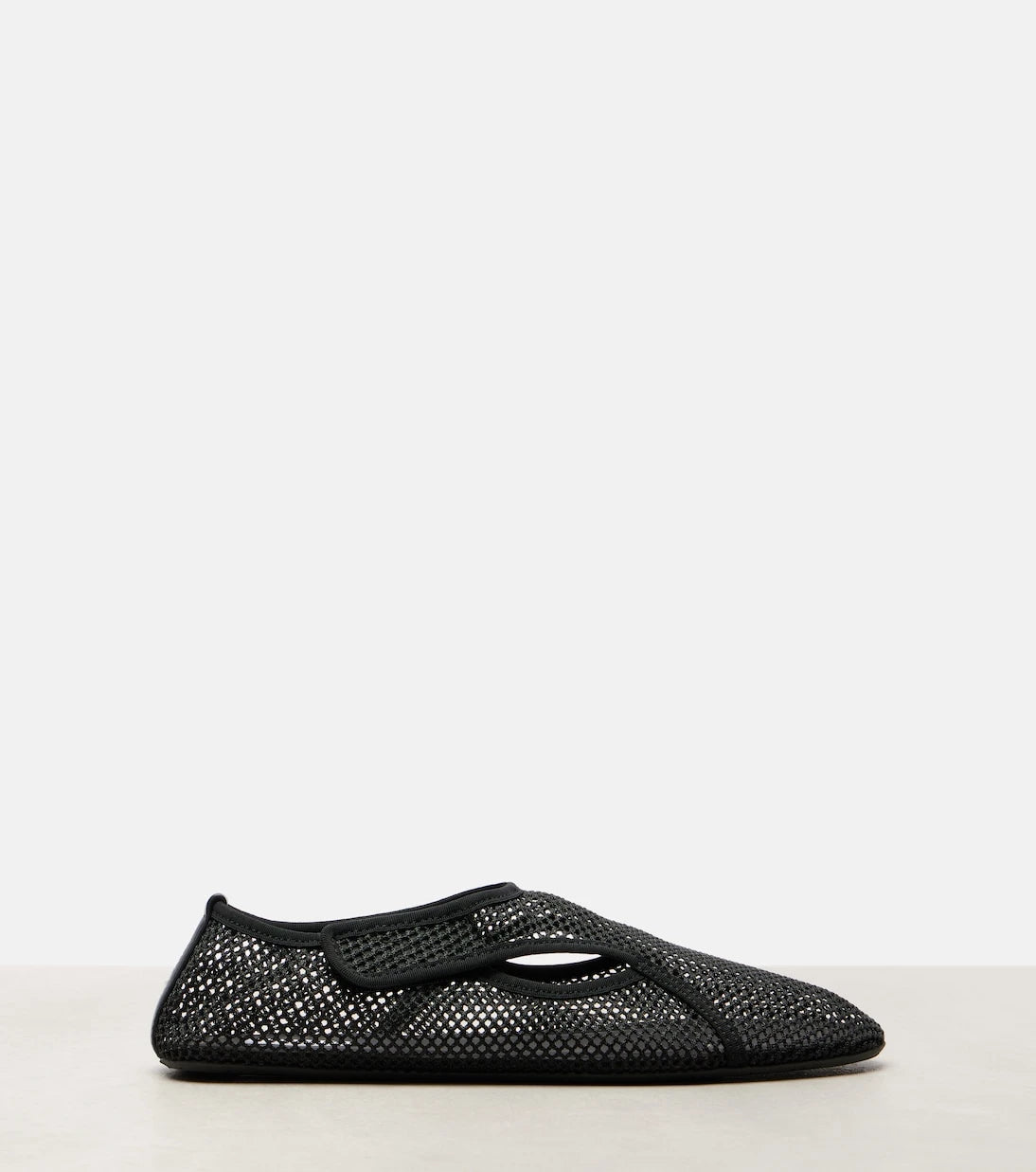 Alaïa - Fishnet slip-on shoes
