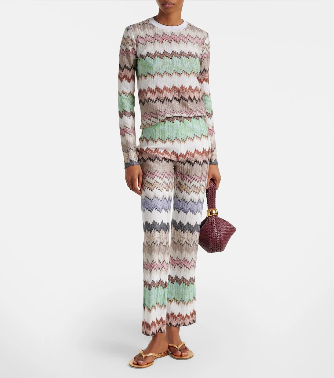 Missoni - Zigzag lamé top