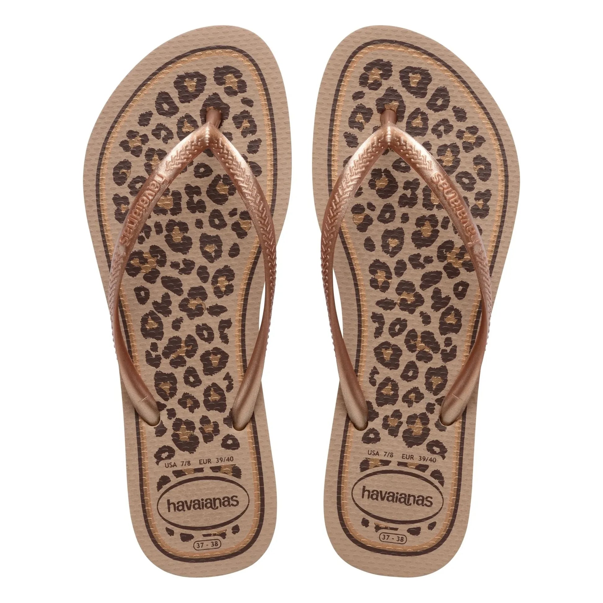 Havaianas - Slim Animals flip-flops | Pink Gold