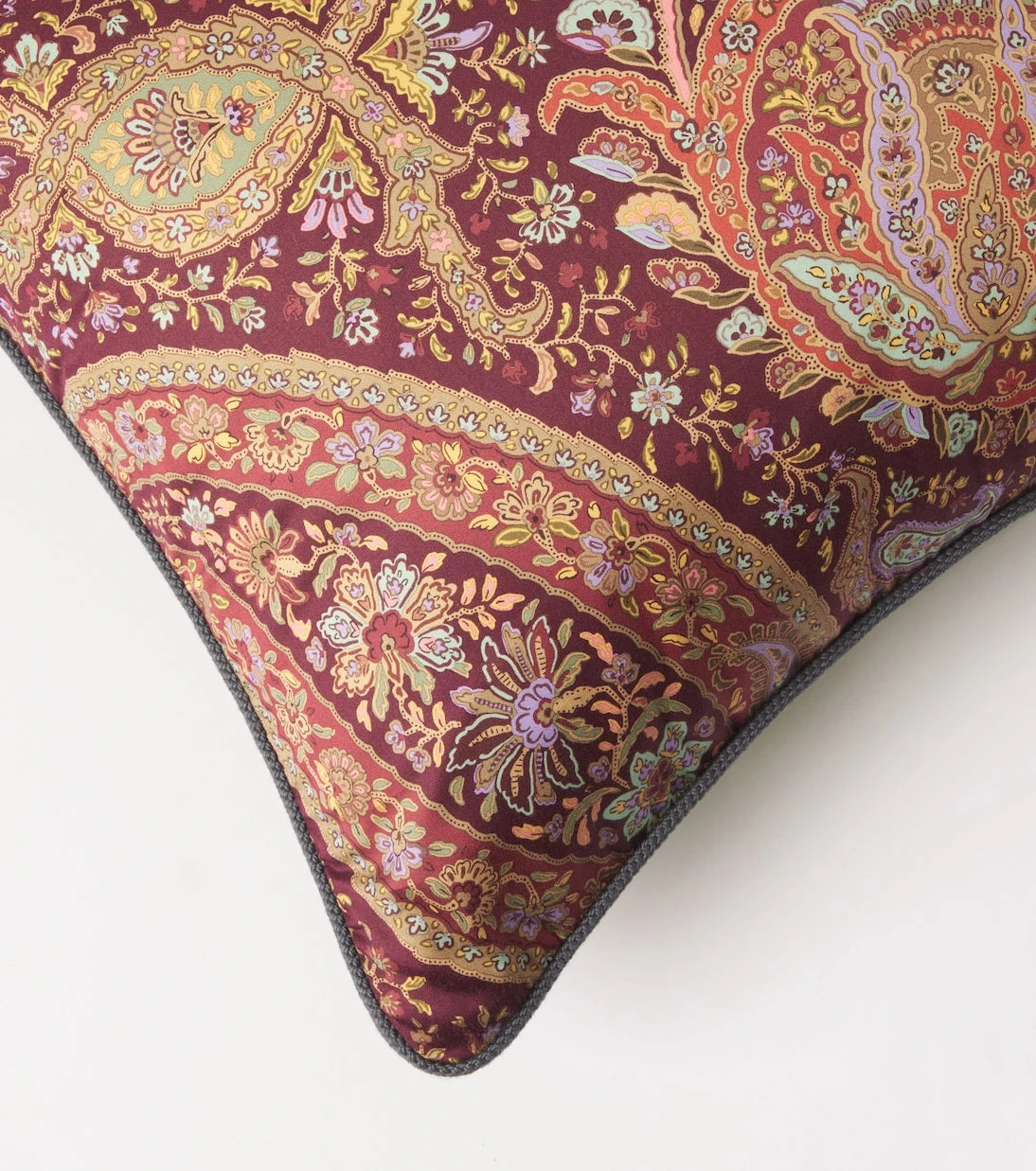 Etro - Maranta floral cotton cushion