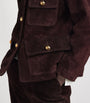 Arma Burgundy Suede Rosia Jacket