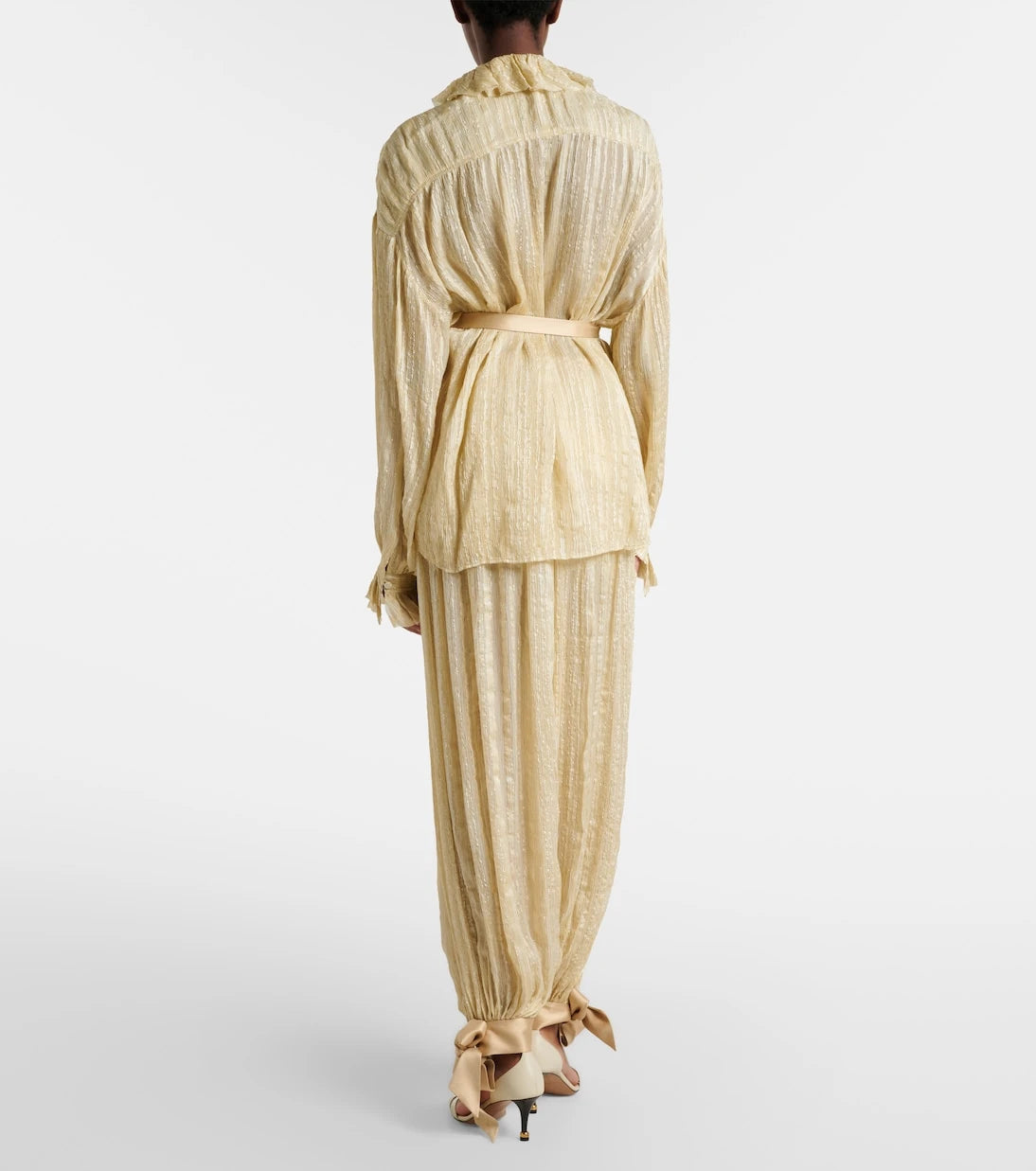 Xu Zhi - Striped balloon pants