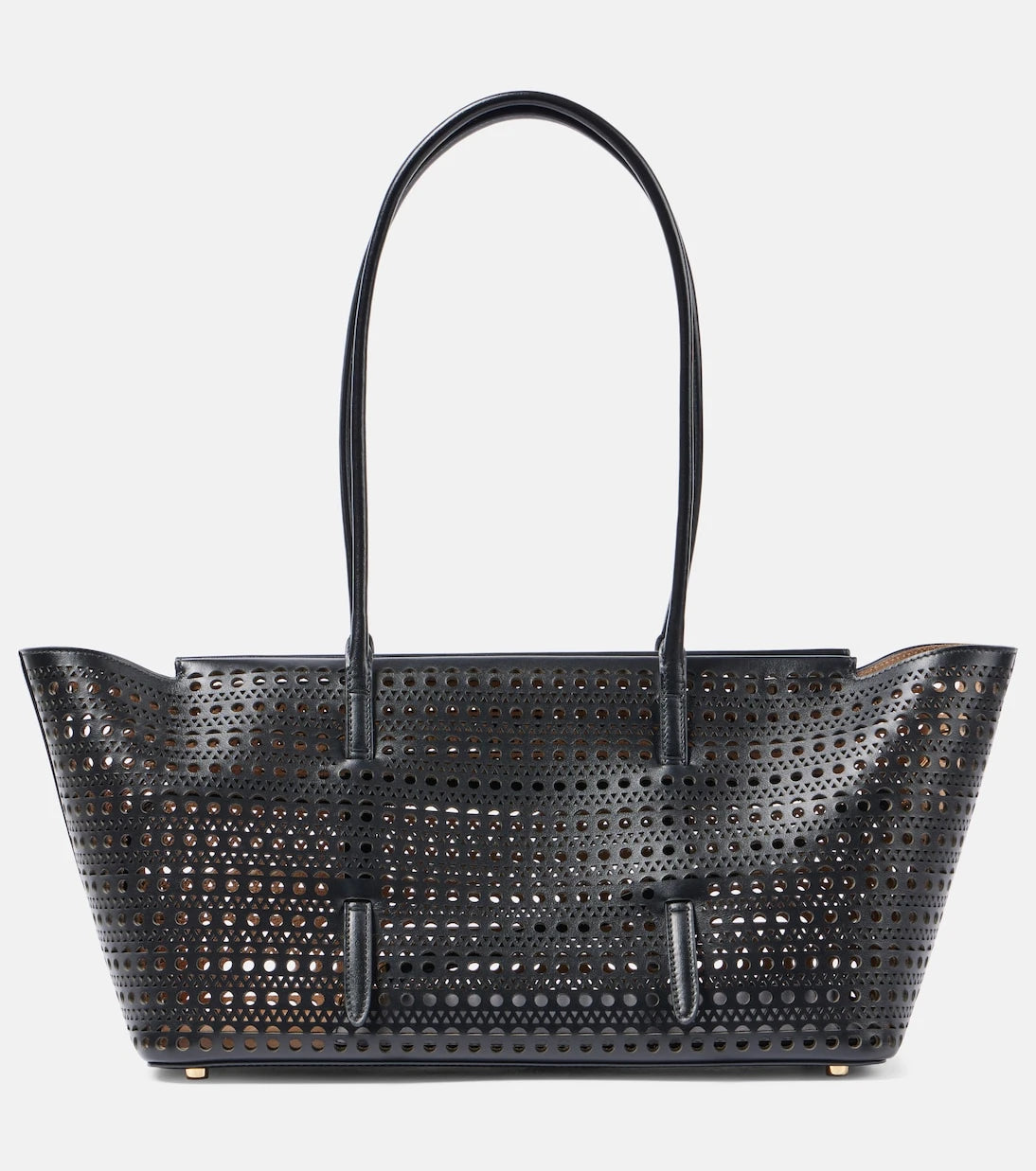 Alaïa - New Mina 32 leather shoulder bag