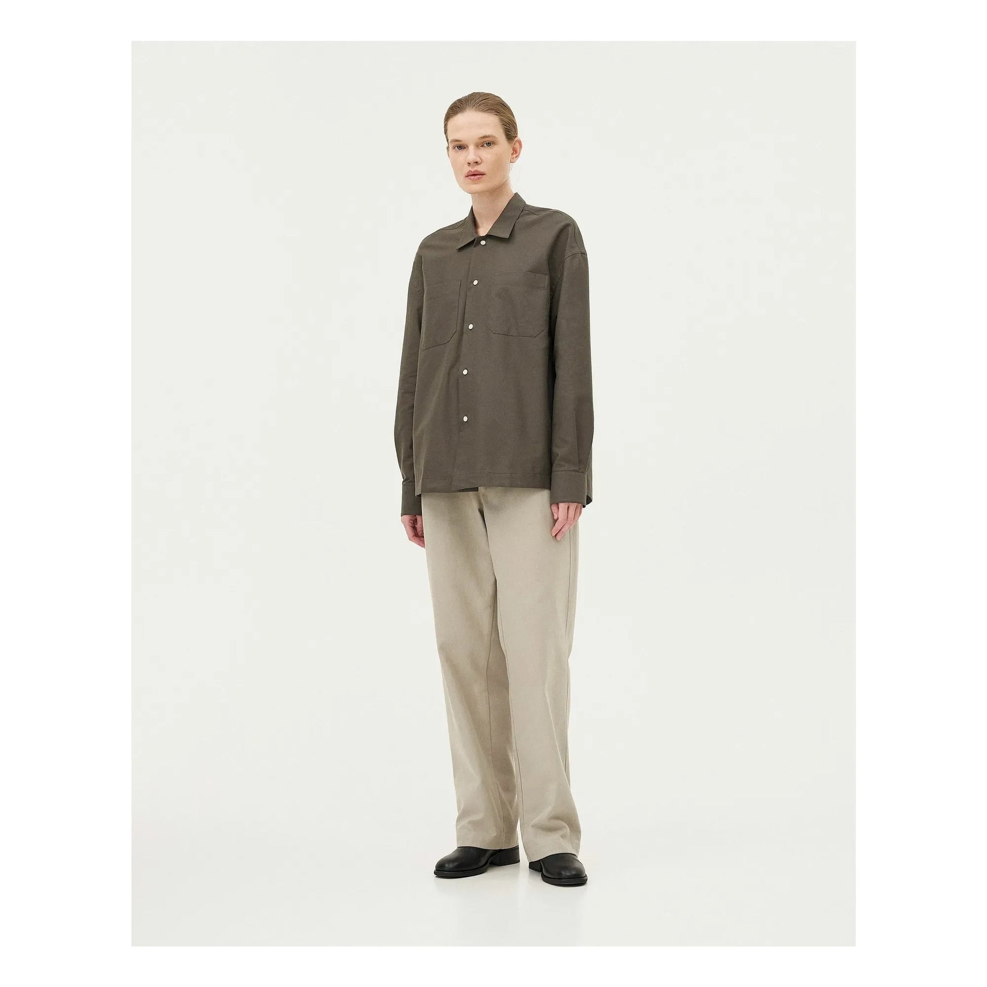 Noyoco - Bora organic cotton shirt | Khaki
