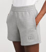 Grey Stretch-Jersey Heather Sweatshorts