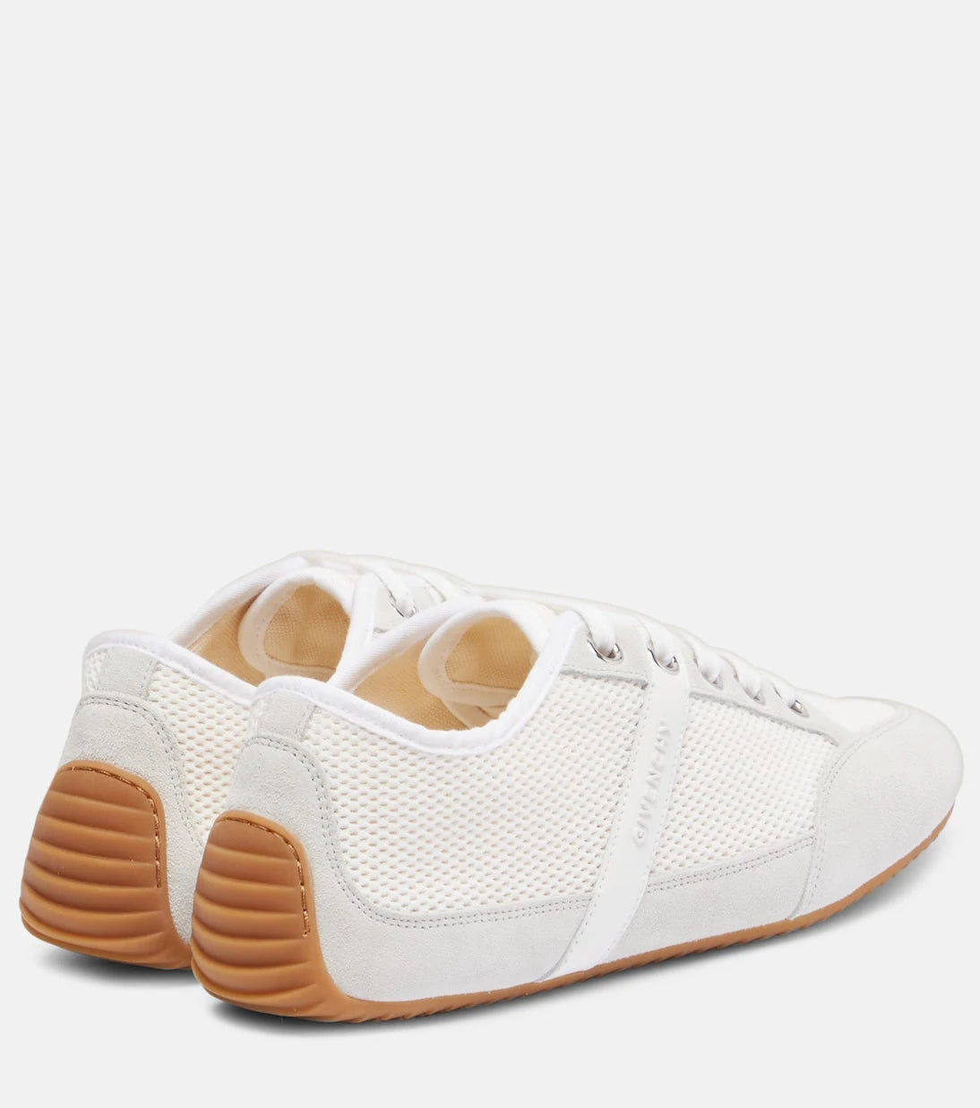 Givenchy - Slim suede-trimmed sneakers