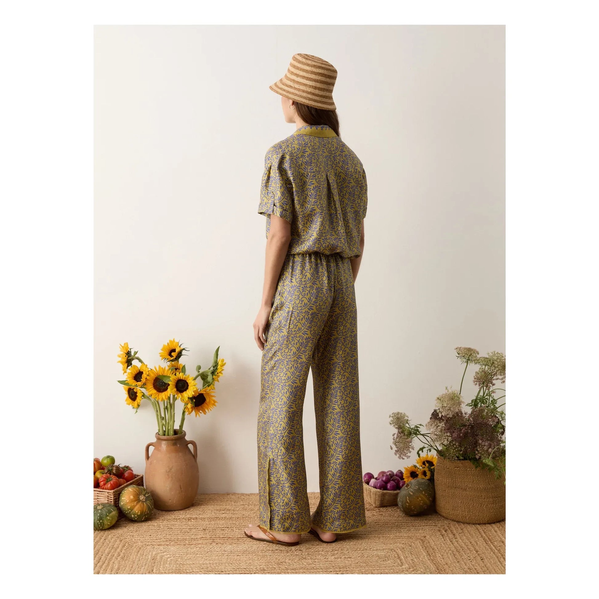 Boteh - Verve Silk Pants | Mustard