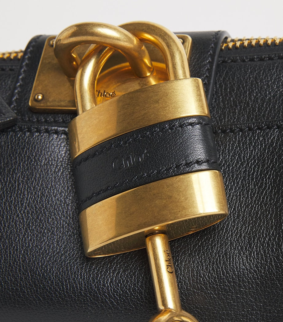 Chloé Black Small Leather Paddington Shoulder Bag