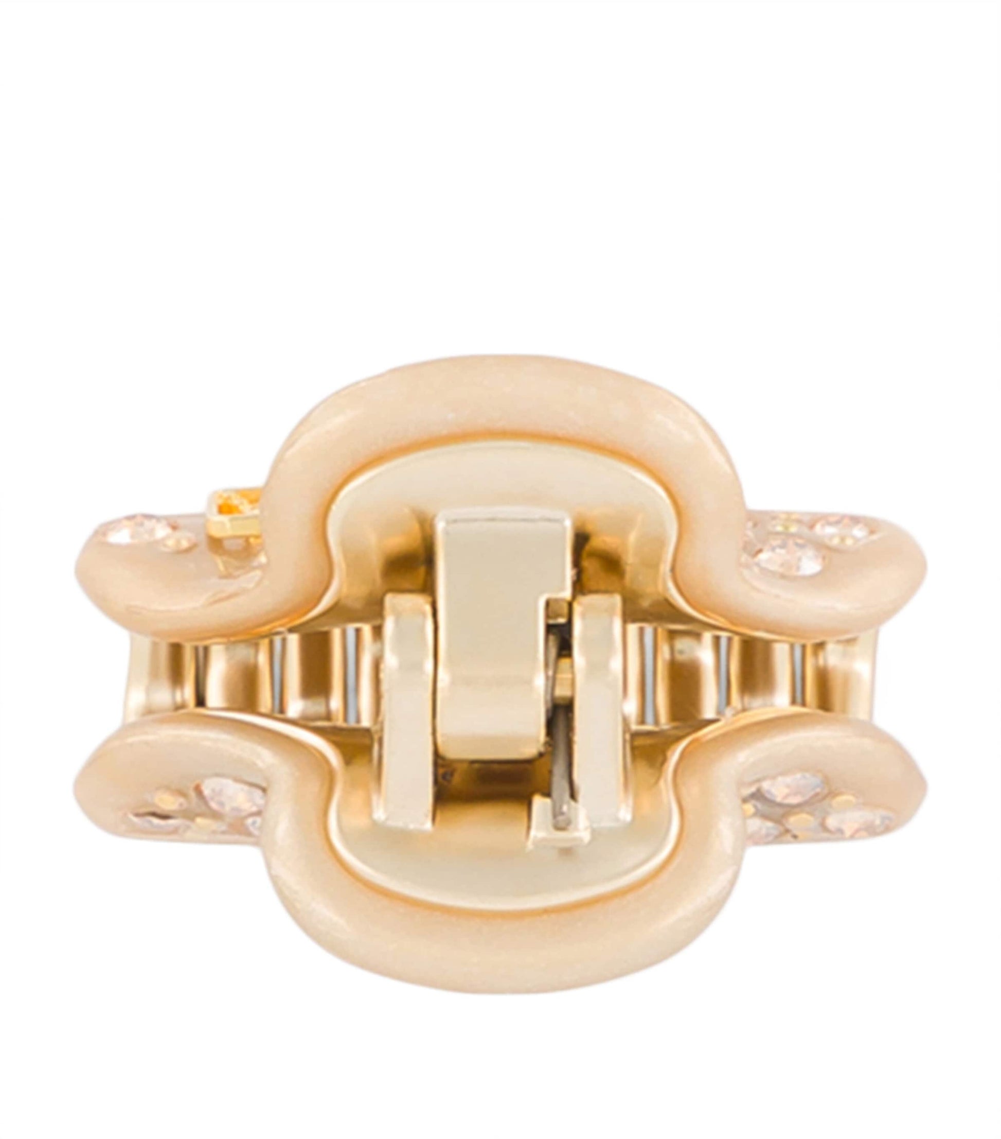 Alexandre de Paris Gold-Plated Crystal-Embellished Claw Hair Clip