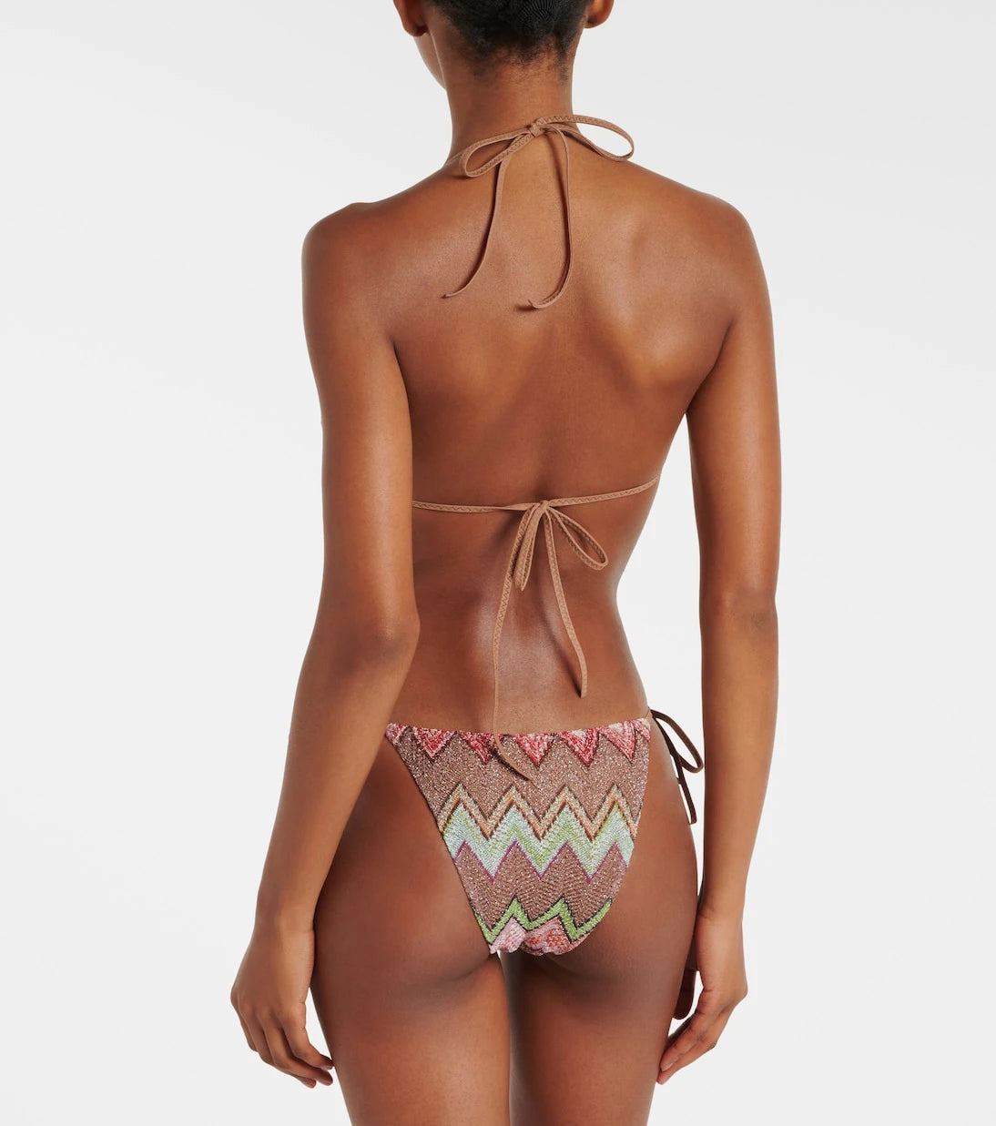 Missoni - بيكيني لاميه بنقشة متعرجة