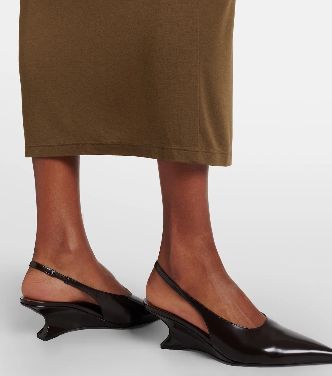 Paris Texas - Nina leather slingback pumps