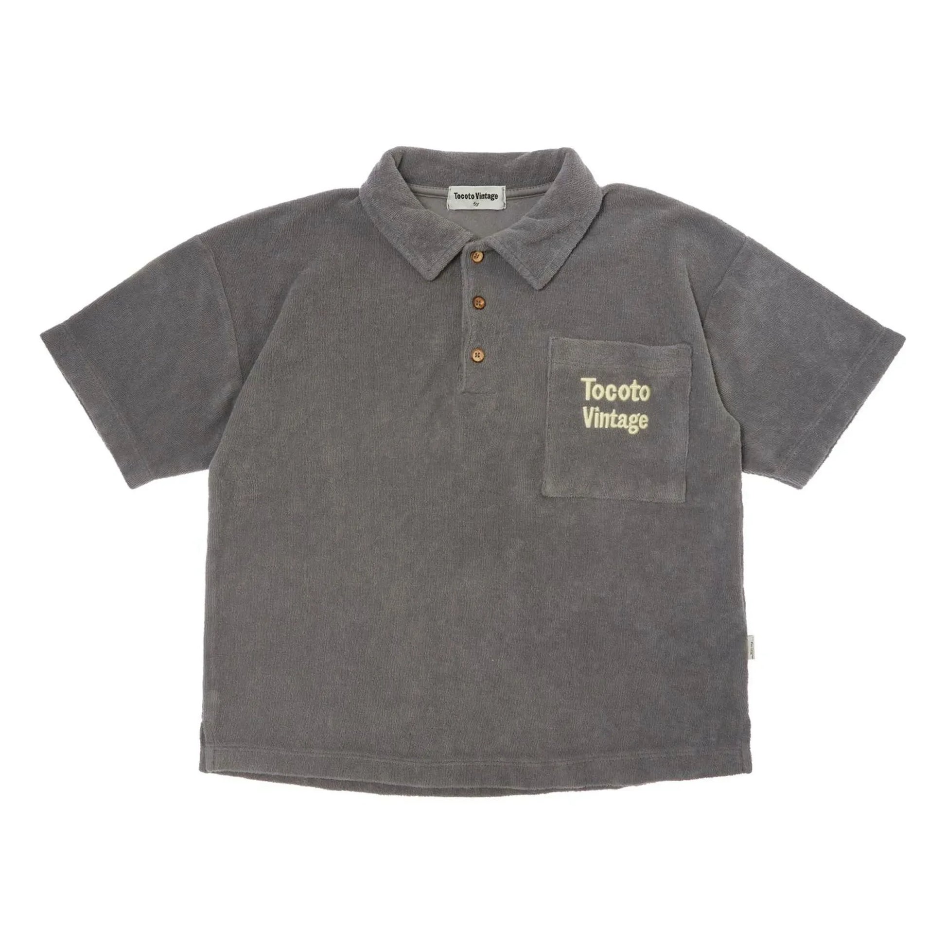 Tocoto Vintage - Sponge T-shirt | Charcoal grey