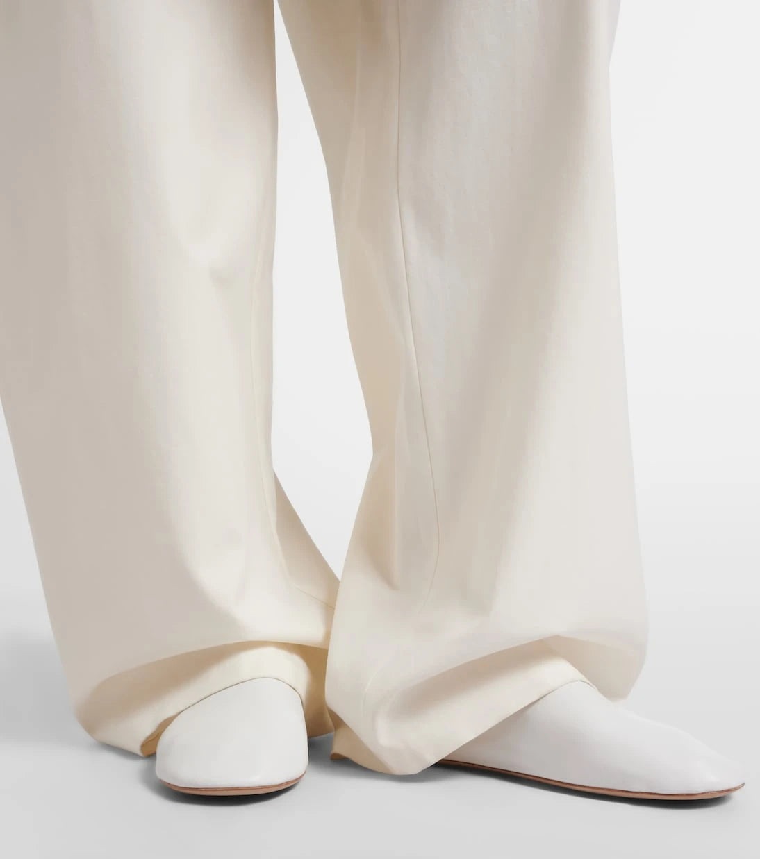 The Row - Casa leather slippers