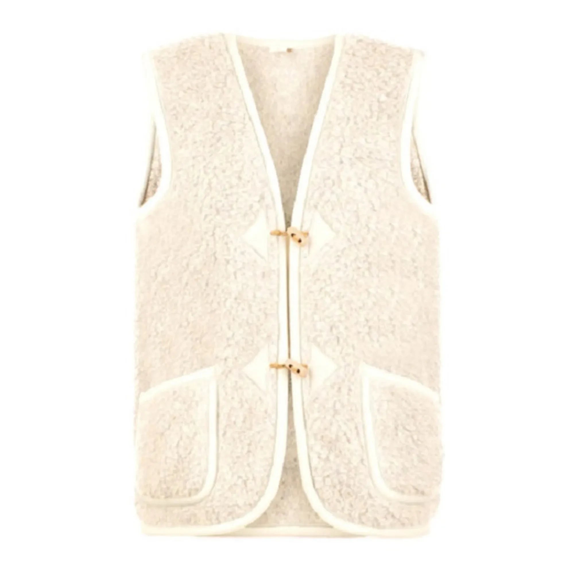 Alwero - Alpen Sleeveless Jacket - Adult Collection | Ecru