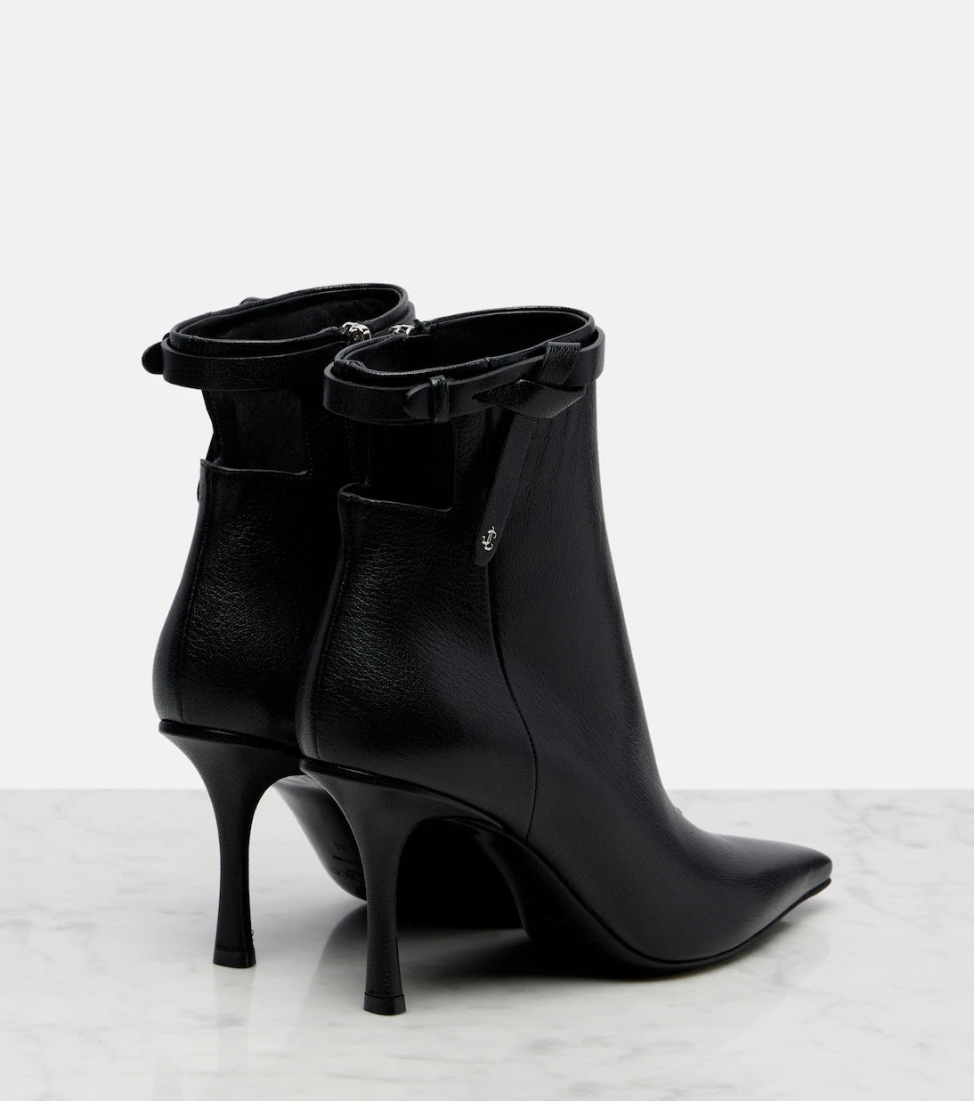 Jimmy Choo - Camie 85 cutout leather ankle boots