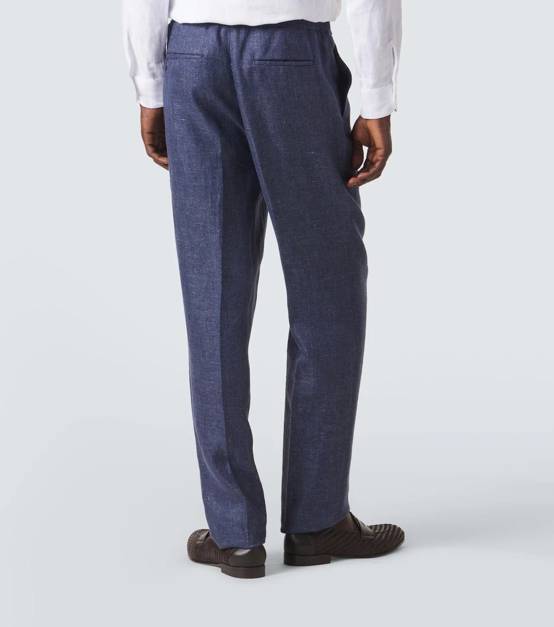 Berluti - Linen, wool, and silk tapered pants
