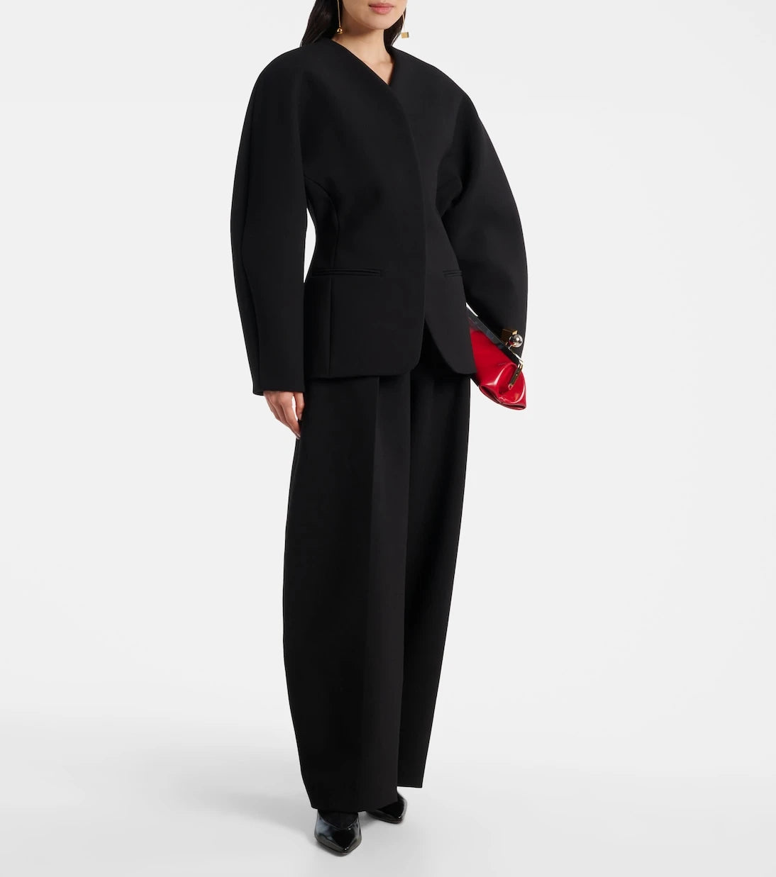 Jacquemus - Tourni leather and suede ankle boots